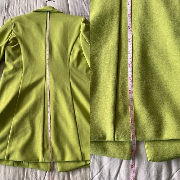 F21 Green Single-breasted Blazer M - Picture 11 of 14